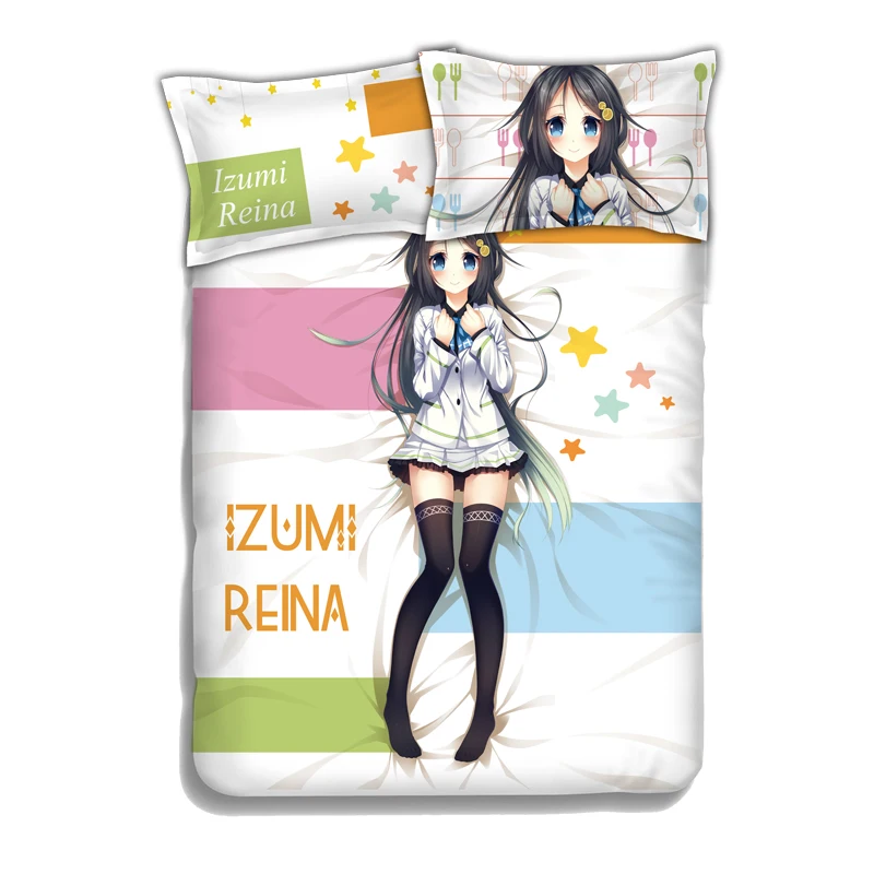 Комплект постельного белья Аниме Dakimakura с цифровым принтом пододеяльник