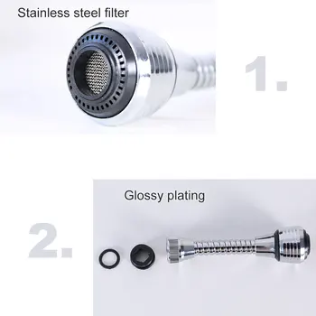 

Kitchen Sprayer Swivel Head Water Faucet filter Home Supplies 360 Degree Rotate Faucet Nozzle Saving Taps Applications