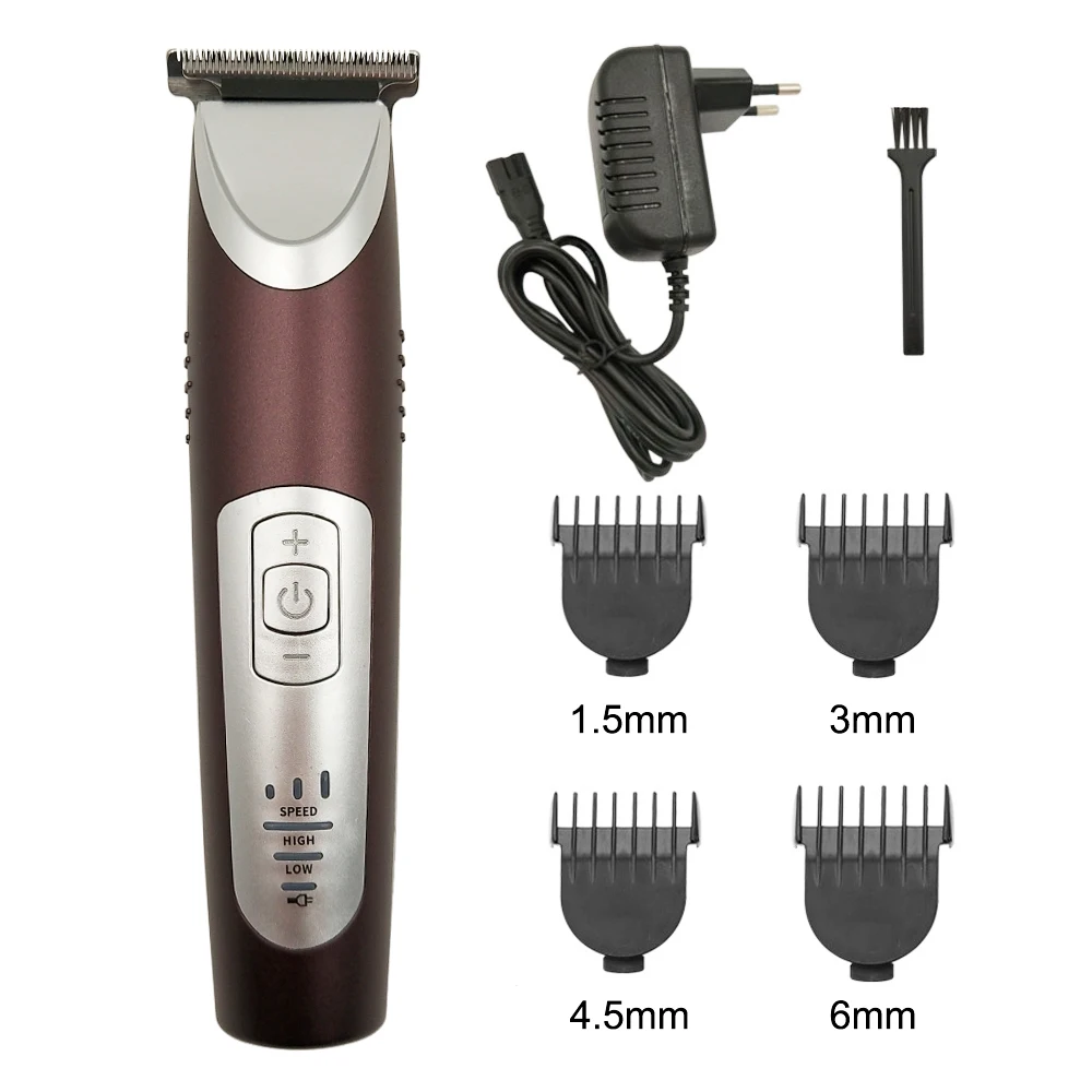  PULIS Hair Clipper Professional 0.1mm Bald Trimmer 100-240V Rechargeable 3-Speed High Power Hair Sh