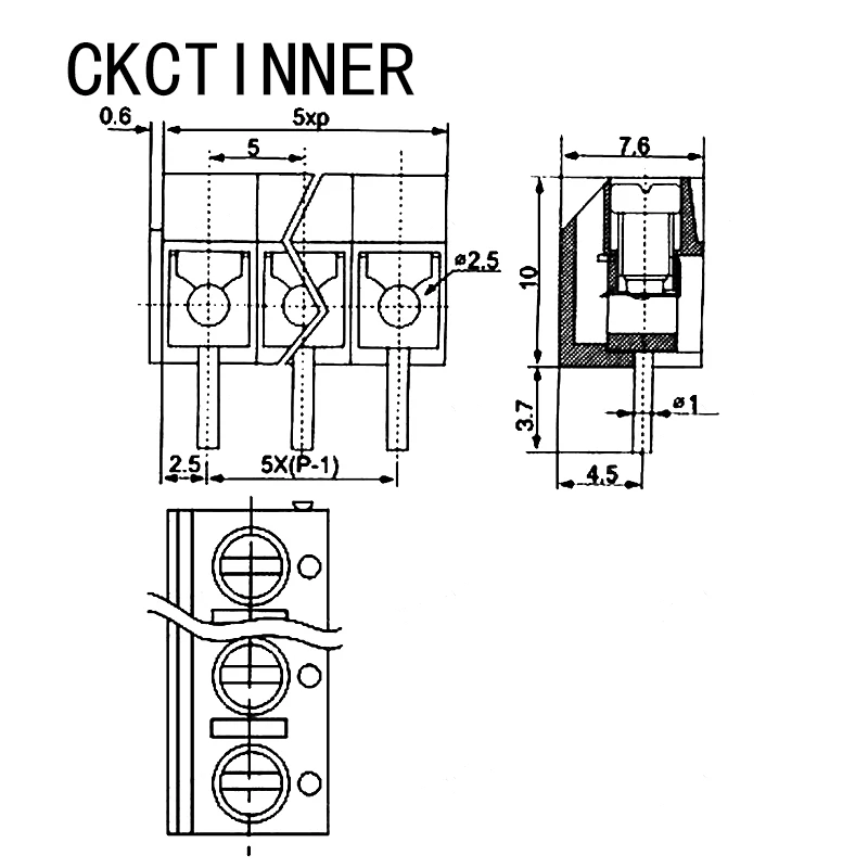 20 штук KF301-2P/KF301-3P KF301-5.0-2P KF301-5.0-3P KF301 5,08 мм подключаемого модуля представляет наиболее продаваемые наборы винтовых