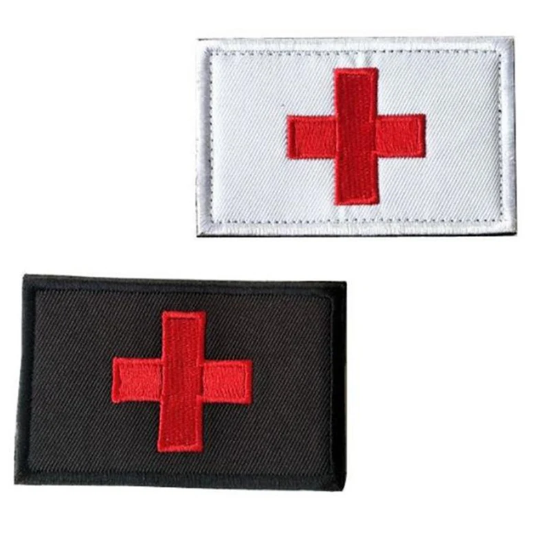 

Red Cross Paramedic Army Combat Morale First Aid Patches Tactical Medical Armband Insignia Patch Badge Patch