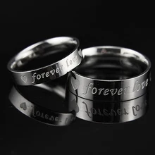 1pc Unisex Fashion Jewelry font b Forever b font font b Love b font Print Knuckle