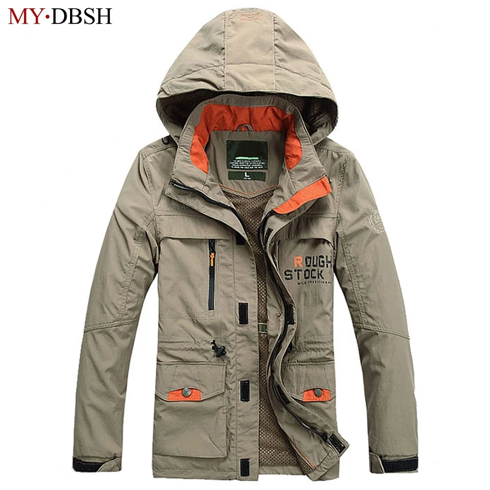 Fall Winter Trench Coat Men's Outwear High Quality Thick Warm Cotton ...