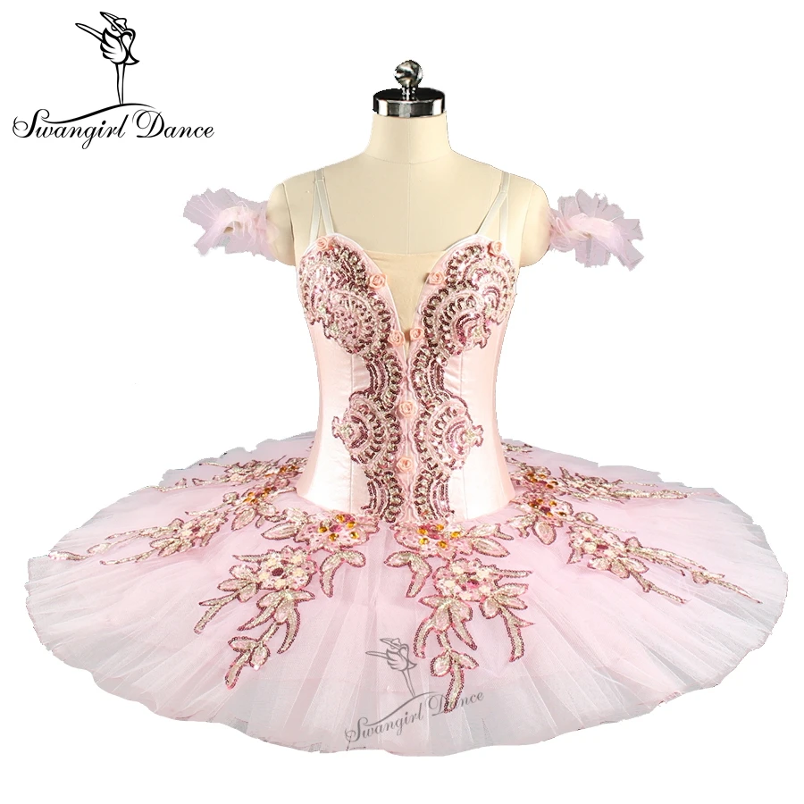 Professional Ballet Tutu Pink Women Nutcracker Fairy Doll Ballet Stage Costumes Sleeping Beauty Pancake Tutu BT9153 Professional Ballet Tutu Pink Women Nutcracker Fairy Doll Ballet Stage Costumes Sleeping Beauty Pancake Tutu BT9153
