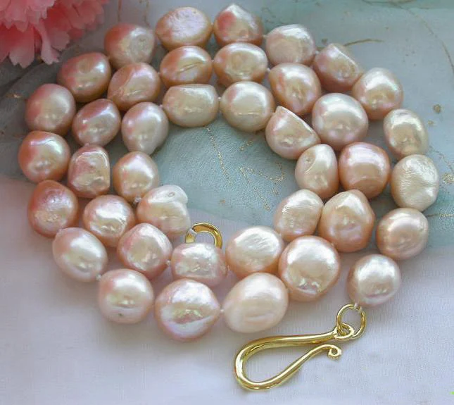 Freshwater Pearl Necklace,24inches 10-15mm Natural Pink Color Baroque Cultured Pearl Jewellery,New Free Shipping Freshwater Pearl Necklace,24inches 10-15mm Natural Pink Color Baroque Cultured Pearl Jewellery,New Free Shipping