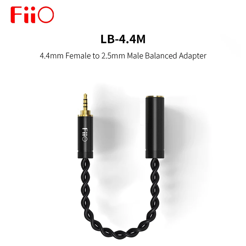 Адаптер Fiio LB 4.4M (LB 4 M) разъем мм 2 5 для наушников FIIO player M9 Q5 X7II|Кабели VGA| |