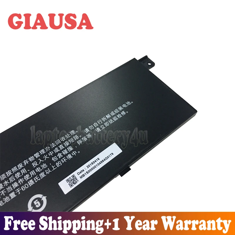 GIAUSA Новинка 7,66 V 40Wh 5230mAh R13B01W батарея для Xiaomi Mi воздуха 13," R13B02W серии