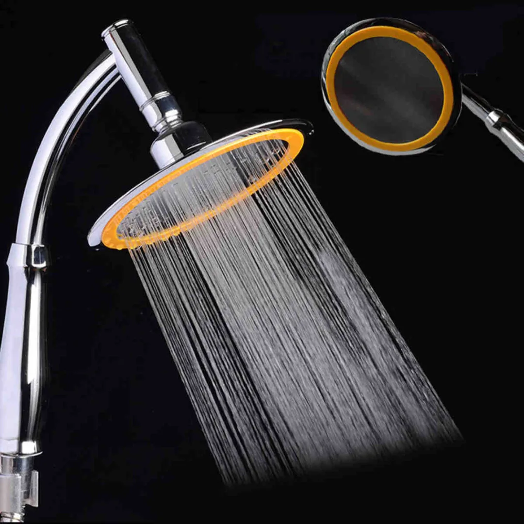High Pressure Bathroom Rain Shower Head Electroplate Bath Spray Nozzle Rainfall Shower Sprayer Bathroom Hardware Mayitr