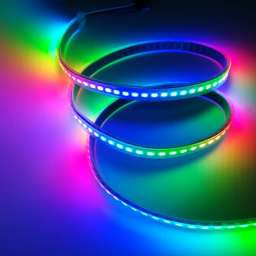 Водонепроницаемая светодиодная лента RGB ws2811 ws2812 5 м 12 В 5050 Светодиодная в 30/60/144