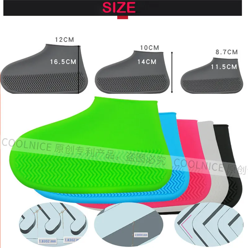 Шаг в носок покрытие Водонепроницаемый Многоразовые быстро без рук ботинок носок дождевики