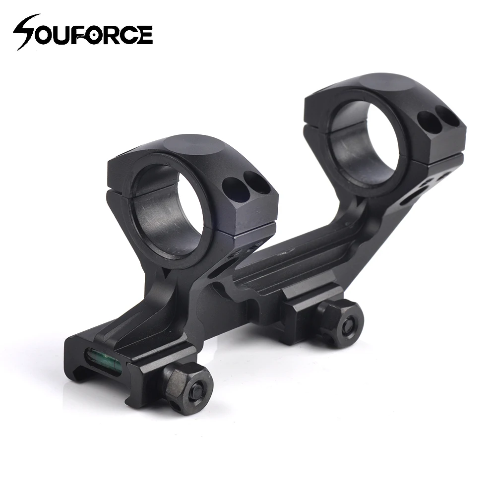 Tactical Alluminium Alloy Scope Mount 30 mm Rings with Bubble Level fit