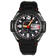 Элитный бренд Для мужчин s SportsLovers модные Повседневное светодиодный Для мужчин Водонепроницаемый двойной цифровой кварцевый светодиодный часы для занятий спортом
