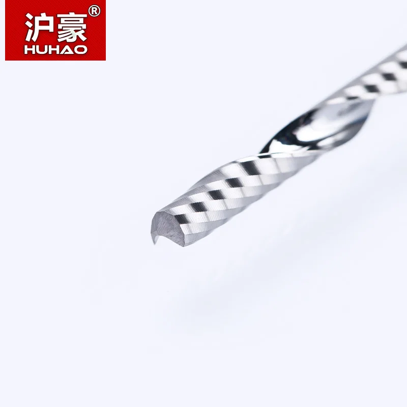 HUHAO 1 шт. 3 175 мм Одиночная спиральная фреза а высококачественные Фрезы с ЧПУ