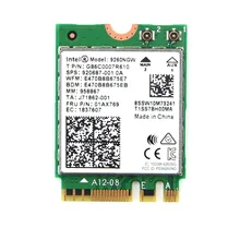 Карта для Intel 9260 1730 Мбит/с Беспроводная 9260NGW Wifi сетевая карта AC 2,4G/5 ГГц NGFF 802.11ac Wi-Fi Bluetooth 5,0 Windows 10