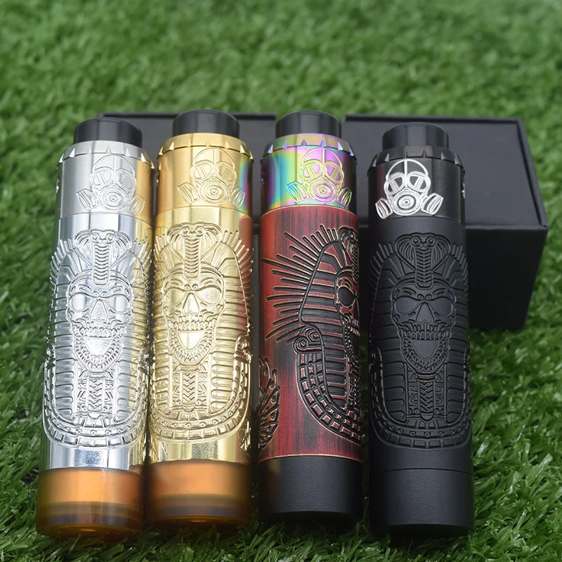 

pandora pharaoh slam piece mod with GEN 25 RDA Mechanical mod e-cigarette 18650 battery brass material 25mm Vaporizer Mod VAPE