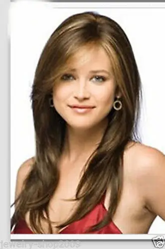 00846 shun New Vogue WIG Long Curly Wig Brown Mix Women's |