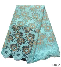African Lace Fabric 2019 Embroidered Nigerian Laces Fabric Bridal High Quality French Tulle Lace Fabric For Wedding Party 138