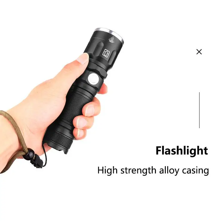 XHP 50 LED микро USB зарядка перезаряжаемый фонарик для занятий спортом на открытом