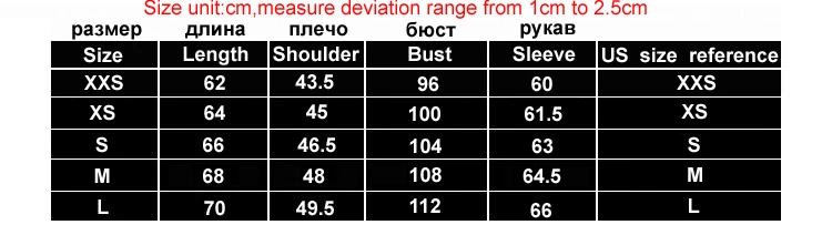 00M to 5XL