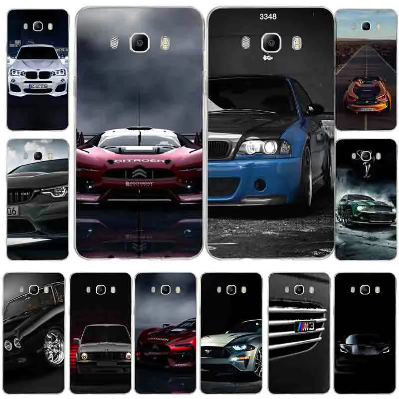 Чехол для телефона из термополиуретана Super Cars Red Car Tuned Samsung Galaxy A3 A5 A7 J1 J2 J3 J5 J7 2016 2017