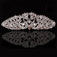 New Arrive Bridal Crystal Rhinestone Comb Tiara Headband Crown Wedding Prom Pageant Jewelry for Women 2017