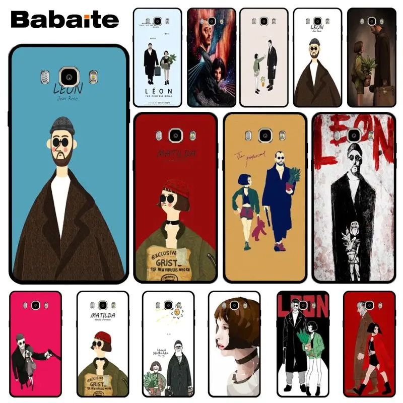 Чехол для телефона Babaite Leon Matilda Natalie Portman Movie черный чехол Samsung J2 PRIME Pro J4 puls J6 J7 J730