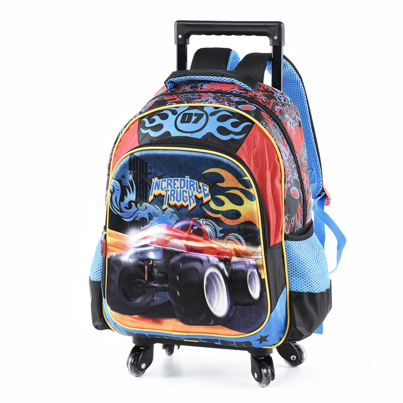 

Cartoon Kids Children School Backpack Cool Car Bags Boys Bookbag School Backpacks for Teens Boys Student Schoolbag