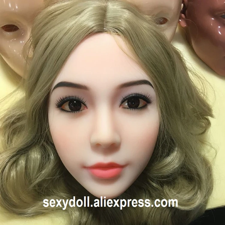 TPE silicone oral sex doll HEAD (5)