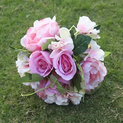 В наличии искусственный цветок Букеты Свадебные для невесты Букет Mariage ручной работы Бесплатная доставка букет De Mariage
