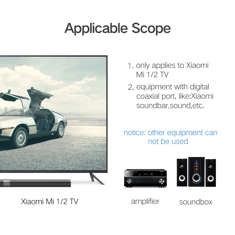 RCA к 3 5 мм Aux кабель стерео цифровой коаксиальный аудио применяется только Mi 1/2