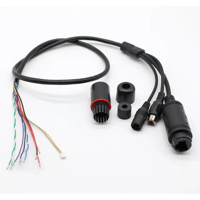 built in 48v poe module cctv end cable over ethernet lan rj45 dcbuilt in 48v poe module cctv end cable over ethernet lan rj45 dc power ports audio cables for ip camera board module adapter