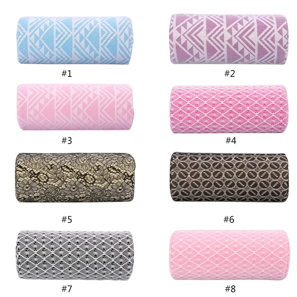 

8 Patterns Nail Art Hand Cushion Sponge Washable Manicure Pillow Arm Rests Nail Art Small Manicure Hand Rests Pillow Cushion