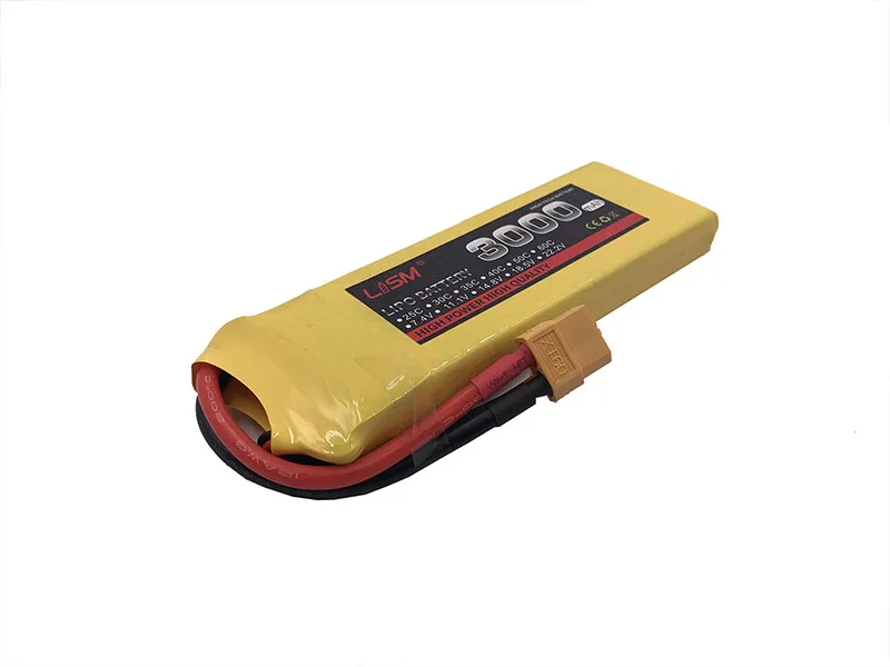 

Power 7.4V 3000mAh 30C MAX60C LiPO battery T plug xt60 Burst 60C RC model lipoly power pack #40Y33