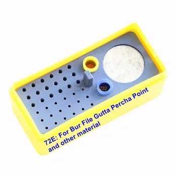 

1 Set Dental Equipment 72 Holes Holder Block Diamond Burs Box Gutta Percha Points Reamer Endodontic Autoclavable Kit