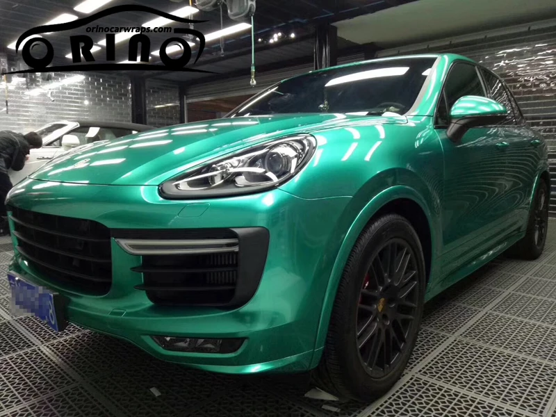 Glossy Metallic Emerald Green Vinyl Film-3