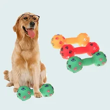1 piece dog products training toys pet Rubber Bone Chewing Toys Muticolor Pet Puppy Chewing Toy