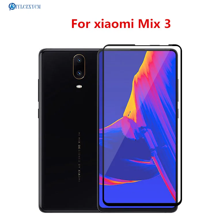 KIYLCZXYCM Для Сяо mi x 3 жесткий диск 2.5D 9h Arc край Полный Экран протектор Закаленное