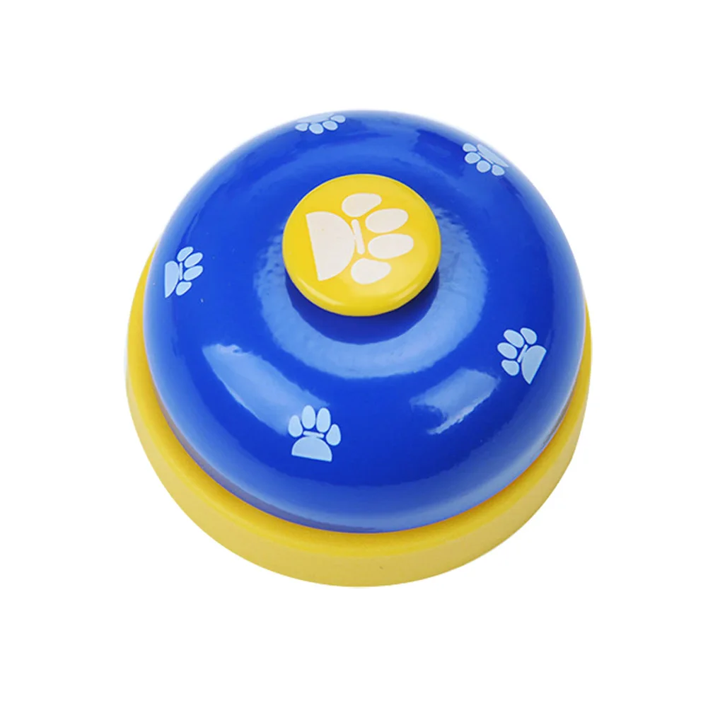 Колокольчик в форме животного принадлежности тренажер колокольчики тренировочные игрушки для кошек и собак Обучение - Цвет: Синий