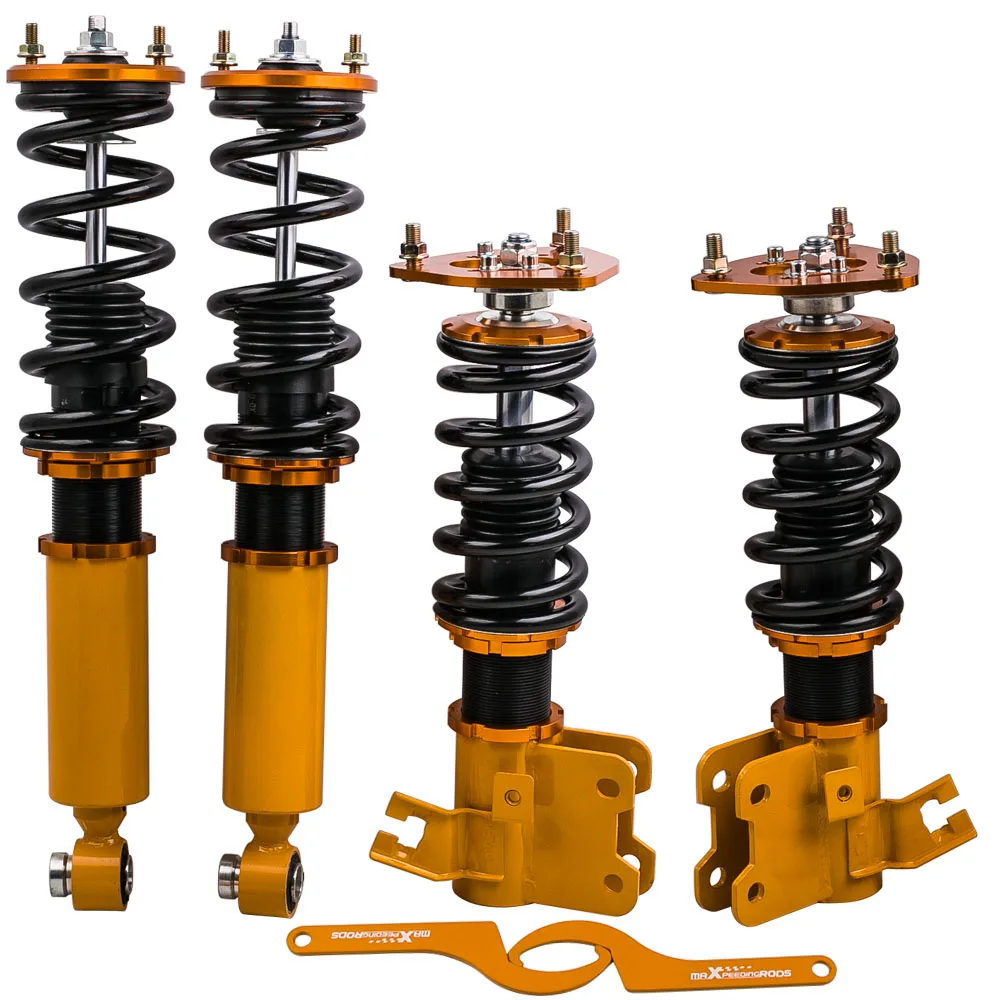 Coiloverer Coilovers амортизаторы регулируемая высота для 89-94 Nissan Silva 240SX CA18DE/CA18DET/SR20DE/SR20DE S13 180SX купе