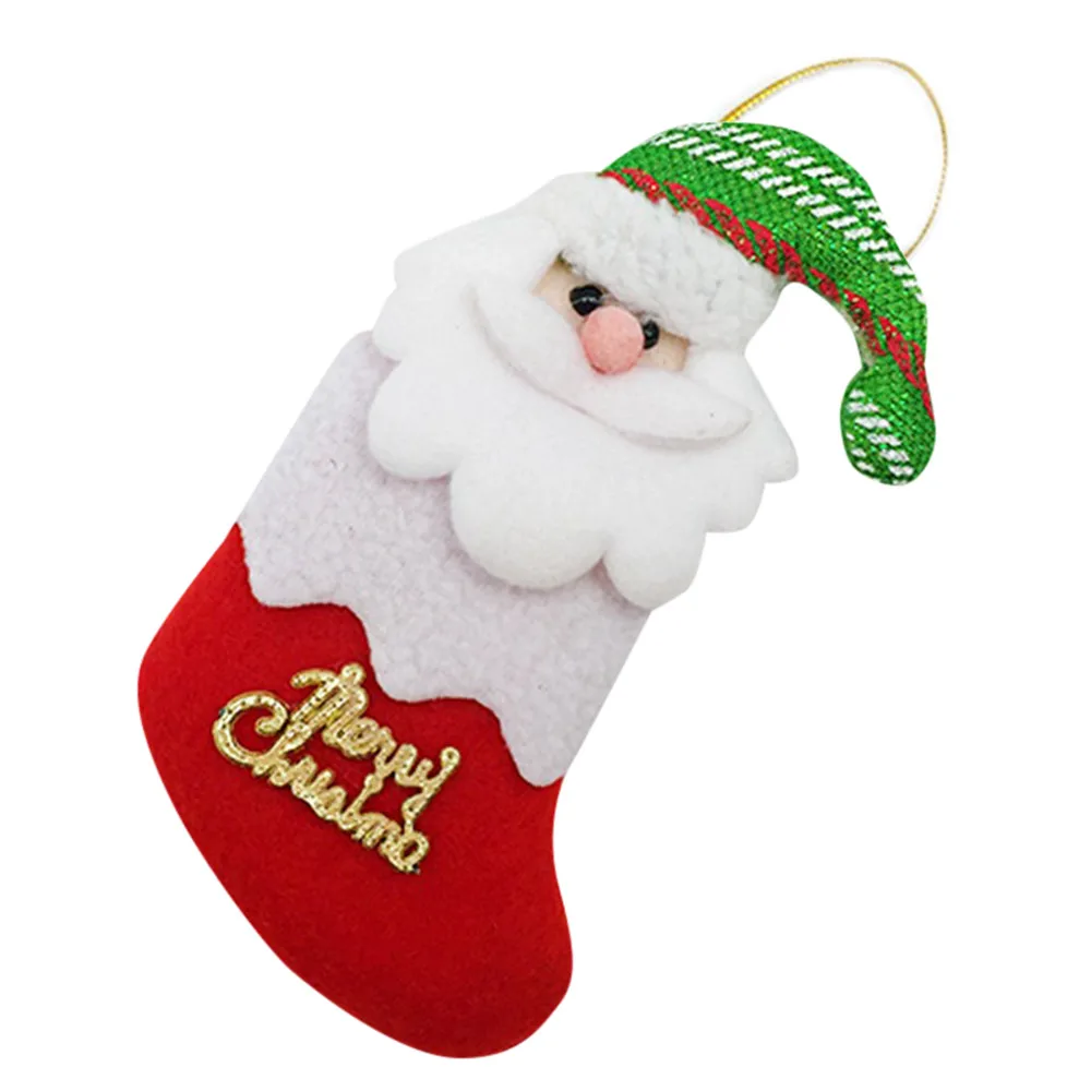 1PC Christmas Small Socks Ornament Hanging Pendant Embellishment
