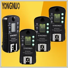YONGNUO оптимальный комплект 4 * rf605c rf-605c rf 605C 2.4 2.4gwireless flash speedlitetrigger с ЖК-дисплей 603 Обновление версии для Canon камеры