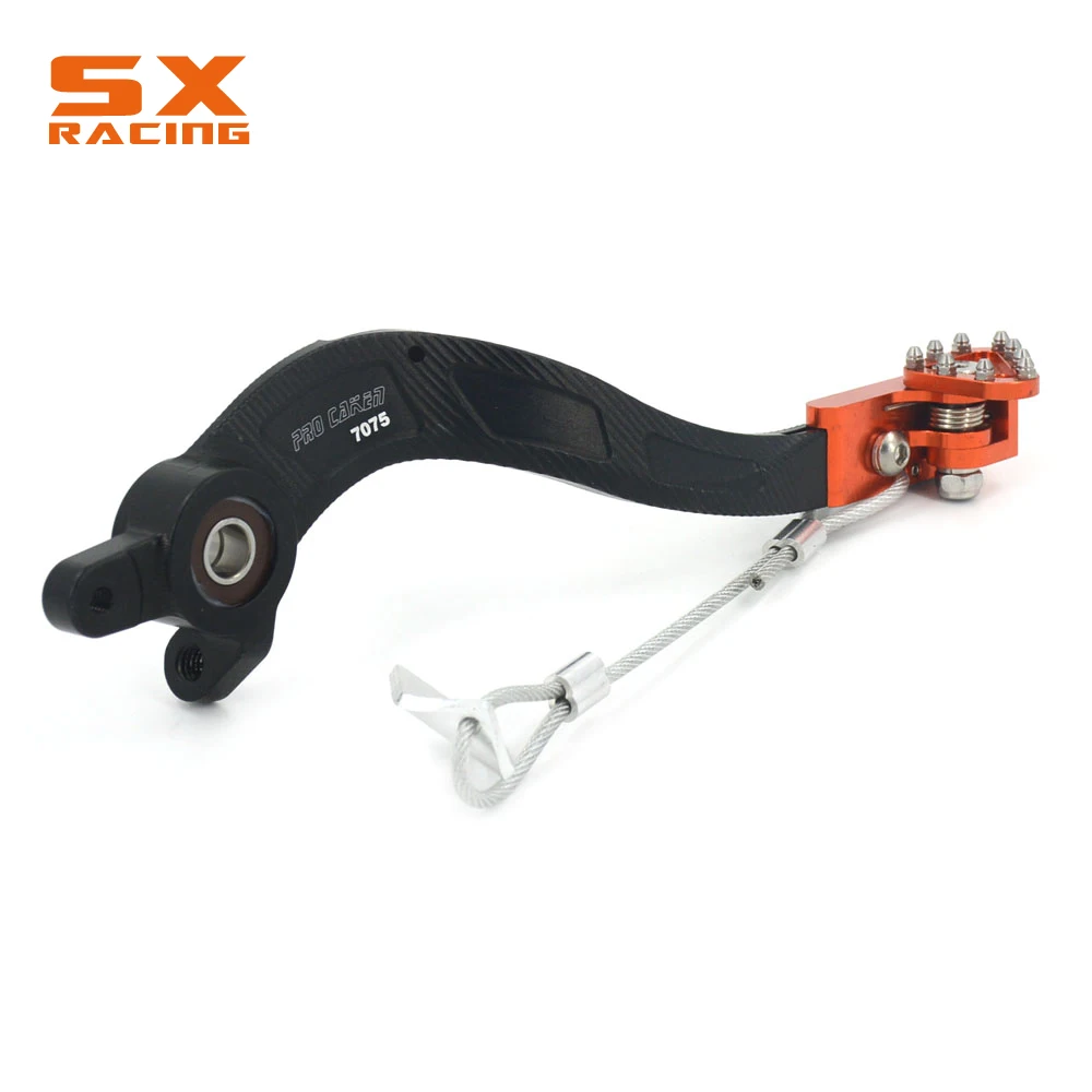 

Motorcycle CNC Orange And Black Aluminum Rear Foot Brake Lever Pedal For KTM SX EXC XC SXS XCF XCW 125-530 2008-2015 Ditr Bike