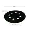 2Pcs 5 Inch 8 Holes Interface Pad Protection Disc Black - Hook and Loop ► Photo 2/5
