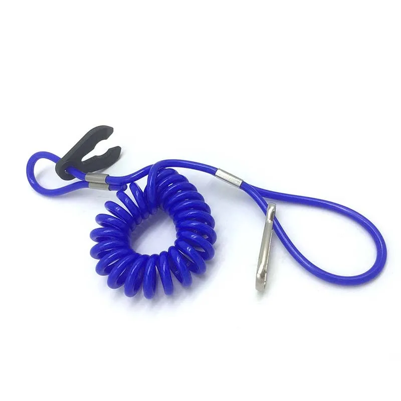 

2Pcs Kill Switch Safety Tether Jet Ski Safety Lanyard Tether Cord Boat Outboard Engine Safety Tether
