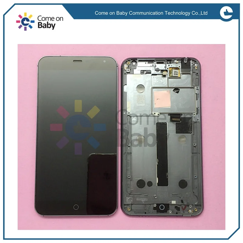 MEIZU0029 For MEIZU MX4 PRO Original LCD + Frame For MEIZU MX4 PRO Lcd Display Screen Digiziter Aseembly Replacement (4)