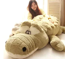 huge lovely plush green cartoon crocodile toy big stuffed crocodile doll pillow gift about 200cm