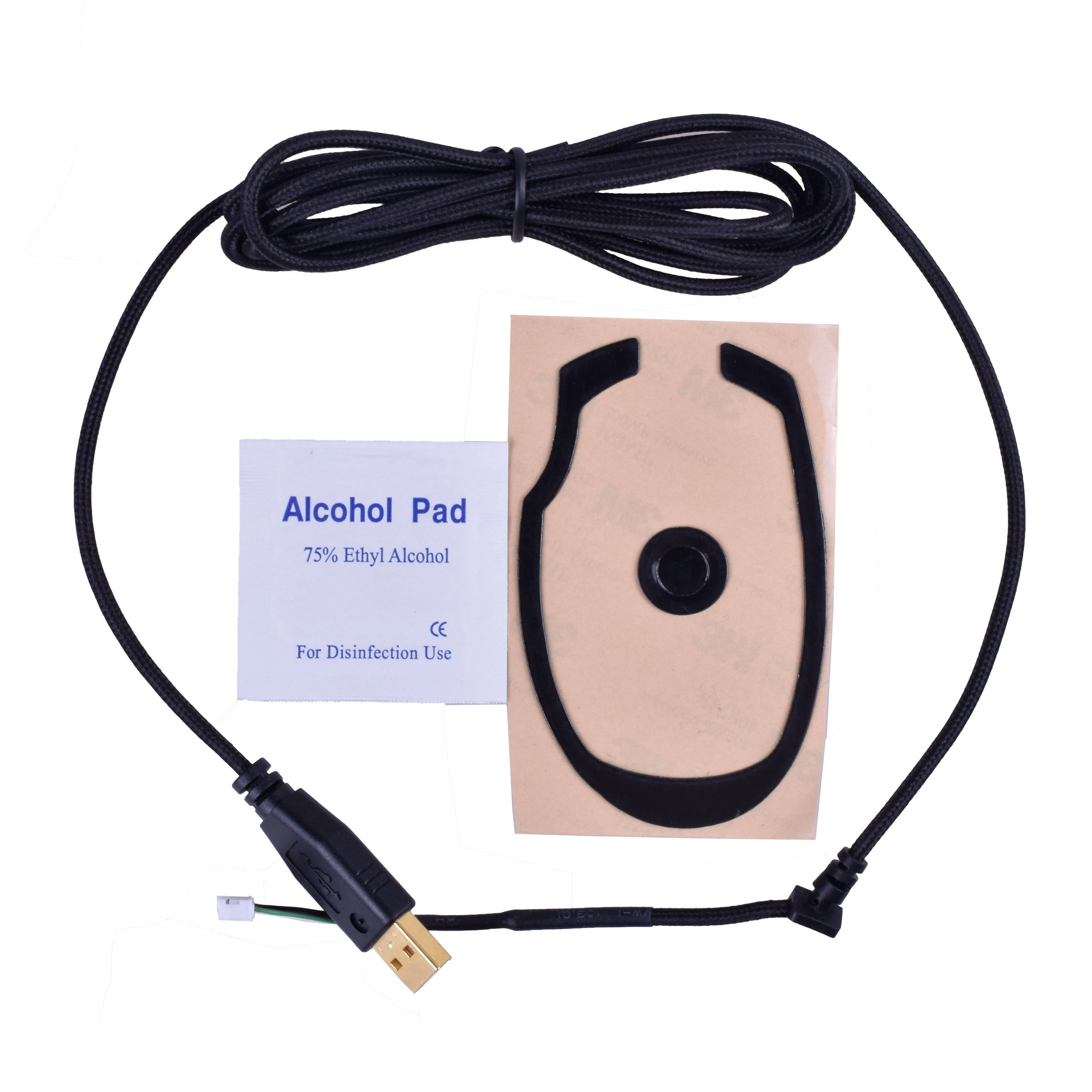 Sala-Deco USB Cable Mice Line For Razer DeathAdder Hex Molten 2012 Approx 2.1m 5 Wires 5 Pins Black Gold Plated Replacement Gaming Mouse Sala-Deco USB Cable Mice Line For Razer DeathAdder Hex Molten 2012 Approx 2.1m 5 Wires 5 Pins Black Gold Plated Replacement Gaming Mouse
