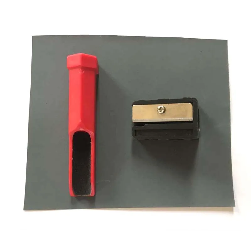 

xmlivet Billiards Pool Cue Repairer Tool Set 3pcs different repairer tools with tip sharpener/sandpaper/tip sander