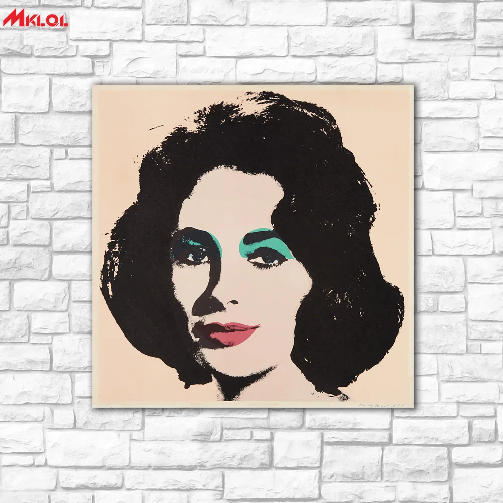 Wall Art Fashion Girl Oil Painting Wall Art Picture Paiting Canvas