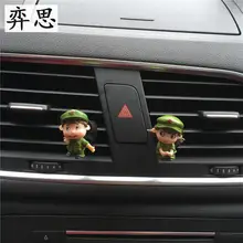 Прекрасные куклы-солдатики, автомобильный Кондиционер, украшение, парфюм, клипса, изысканный автомобильный парфюм, солдатики для влюбленных, автомобильный освежитель воздуха